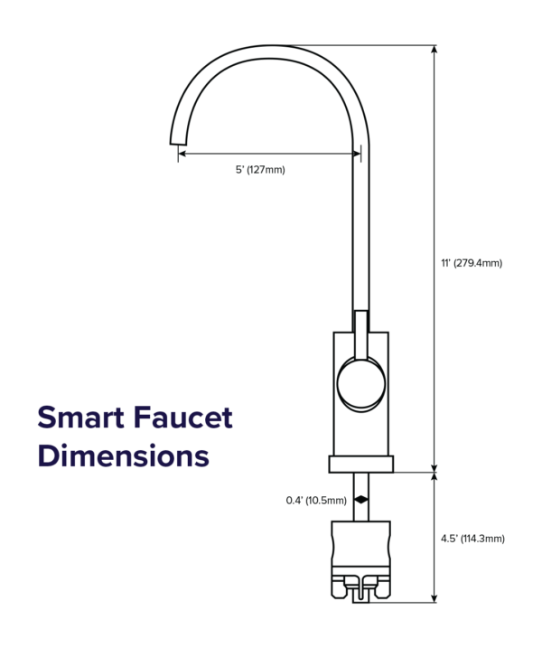 black smart faucet